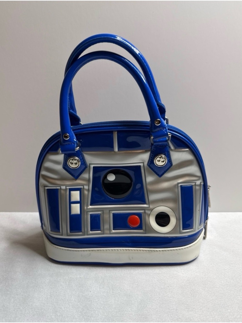 Star Wars R2-D2 Blue and Silver Loungefly purse - Picture 2 of 4